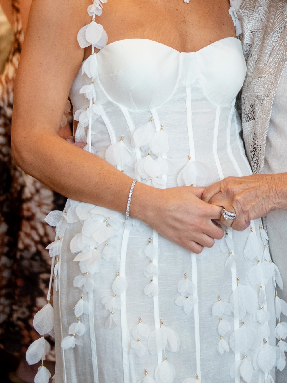 Zimmermann White Floral Appliqué Maxi Dress - Picture 4 of 4